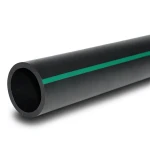 HDPE Plastic Pipe Pressure 16 Bar PE 80 Size 280 mm SDR 9 Black