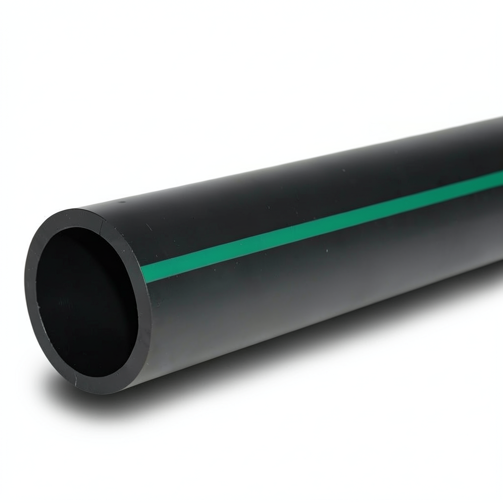مواسير بلاستيك HDPE ضغط 16 بار PE 80 قطر خارجي 280 مم SDR 9 لون اسود