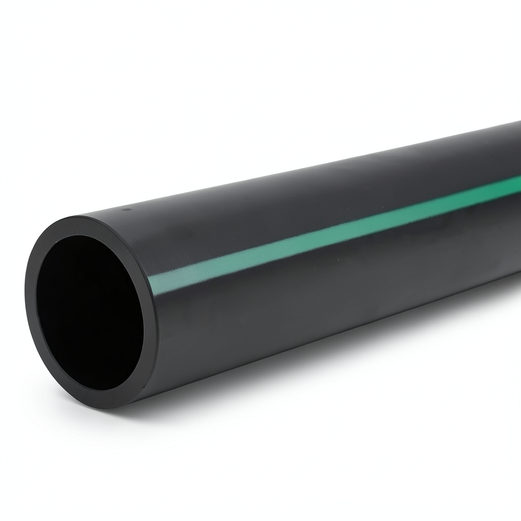 HDPE Plastic Pipe 16 Bar Pressure PE 80 Outer Diameter 560 mm SDR 9 Black