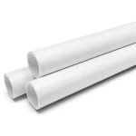 أنابيب ضغط UPVC مقاس ½1 إنش سمك 2.84 مم لون أبيض ضغط 17.2 بار