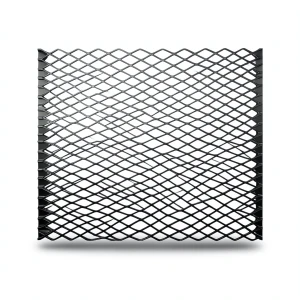 Hot Rolled Expanded Metal Mesh Drie Design 2 mm Thickness 1.22x1 m, Black
