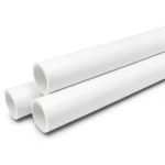 أنابيب الضغط UPVC ضغط اسمي 17.2 بار مقاس 6 إنش سمك 9.91 مم لون أبيض