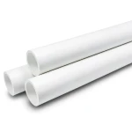 أنابيب ضغط UPVC مقاس 8 إنش سمك 12.90 مم لون أبيض ضغط 17.2 بار