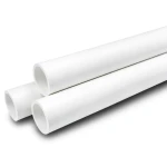 أنابيب ضغط UPVC مقاس ¼1 إنش سمك 3.12 مم لون أبيض ضغط 21.7 بار