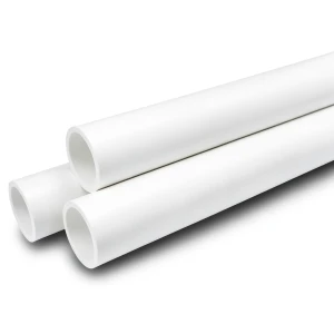 أنابيب ضغط UPVC مقاس ¼1 إنش سمك 3.12 مم لون أبيض ضغط 21.7 بار