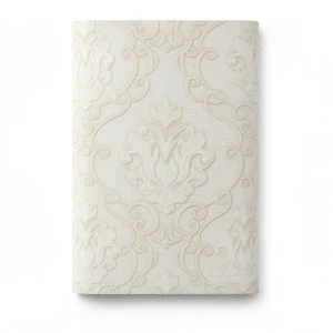 Classic Wallpaper Length 10m, Width 0.53m, Pale Beige Color