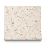 Italian Wallpaper Floral Design 10m x 1.06m Beige, Model 41347