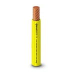 THHN/THWN Copper Cable PVC 105°C Insulation 5.26 mm² Diameter 4.2 mm 600 Volt 250 Ft Yellow | Al Fanar