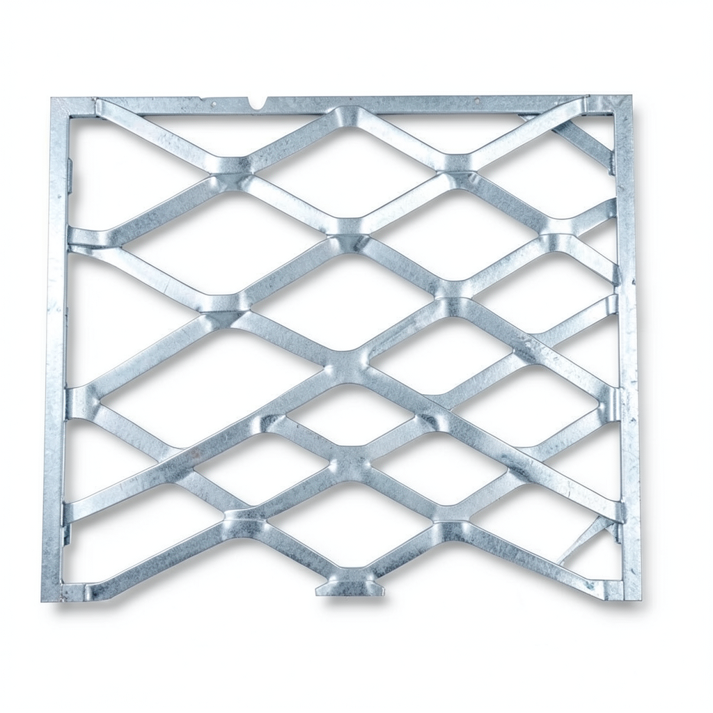 Galvanised Steel Expanded Metal Mesh Bahri Thickness 4.8 mm Width 2.44 m Length 6 m