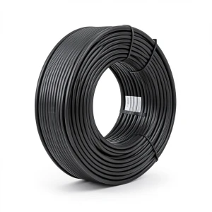 THHN/THWN Copper Cable PVC 105°C Insulation 8.37 mm² Size 5.5 mm Diameter 600 V 250 ft Black | Al Fanar