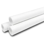 أنابيب ضغط UPVC مقاس ¼1 إنش سمك 2.49 مم لون أبيض ضغط 17.2 بار