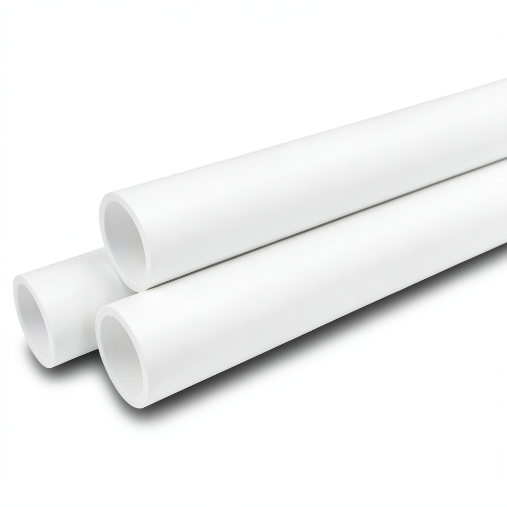 أنابيب ضغط UPVC مقاس ¼1 إنش سمك 2.49 مم لون أبيض ضغط 17.2 بار