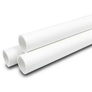 أنابيب ضغط UPVC مقاس ½1 إنش سمك 2.84 مم لون أبيض ضغط 17.2 بار