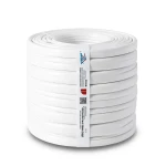 كابل نحاس THHN/THWN معزول بمادة PVC 105°C مقاس 8.37 مم² قطر 5.5 مم 600 فولت طول 300 قدم أبيض | شركة الفنار