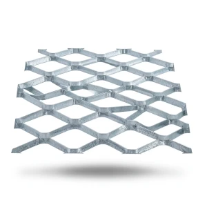 Galvanised Steel Expanded Metal Mesh Bahri Thickness 3.8 mm Width 2.44 m Length 7 m