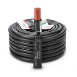 كابل نحاس THHN/THWN معزول PVC 105°C مقاس 8.37 مم² 600 فولت طول 500 قدم أسود | شركة الفنار