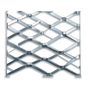 Galvanised Steel Expanded Metal Mesh Bahri Thickness 5.8 mm Width 2.44 m Length 7 m