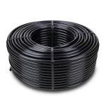 لفة أنابيب HDPE ضغط 12.5 بار PE 80 قطر 75 مم سماكة 8.4 مم أسود
