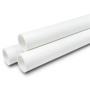 أنابيب ضغط UPVC مقاس ¼1 إنش سمك 3.12 مم لون أبيض ضغط 21.7 بار