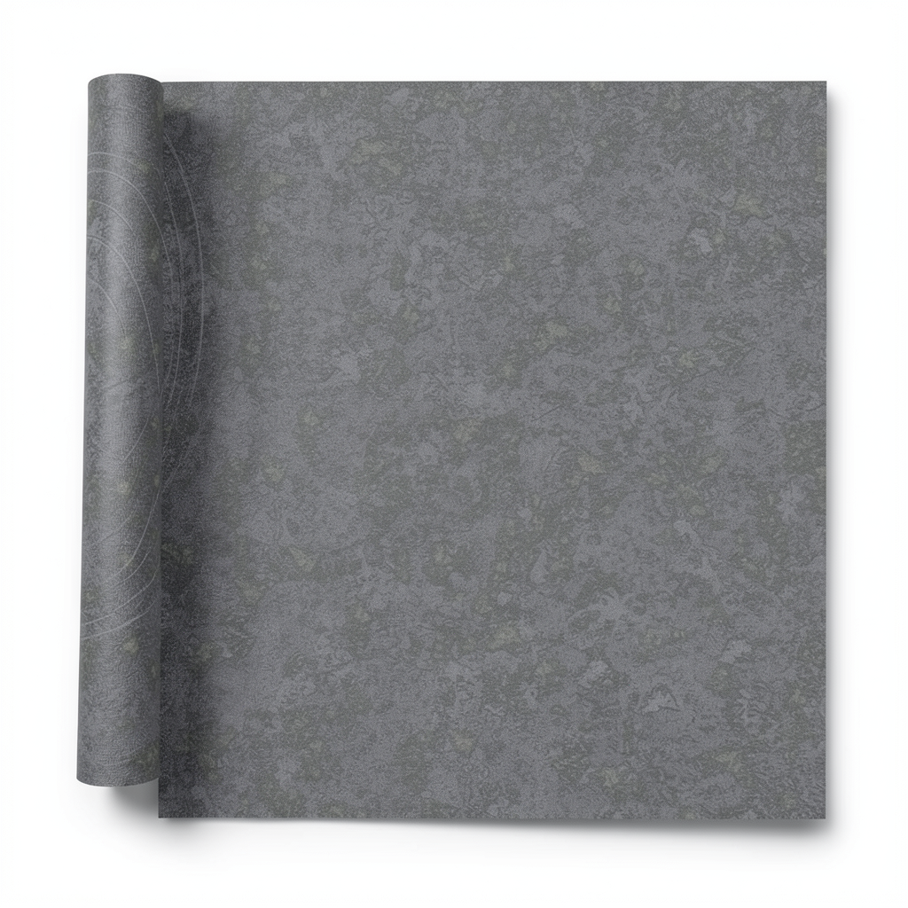 Patterned Wall Covering 10m x 0.53m Dark Gray Color, Model 368-5