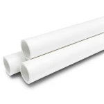 أنابيب ضغط UPVC مقاس ½1 إنش سمك 3.58 مم لون أبيض ضغط 21.7 بار