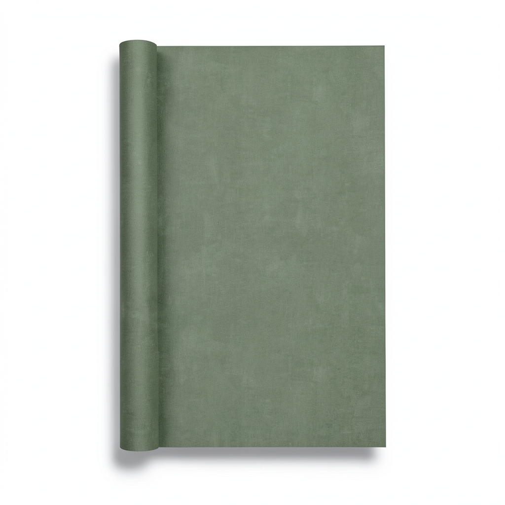 Dutch Plain Wall Covering 10 m x 0.53 m Green, Model 46015