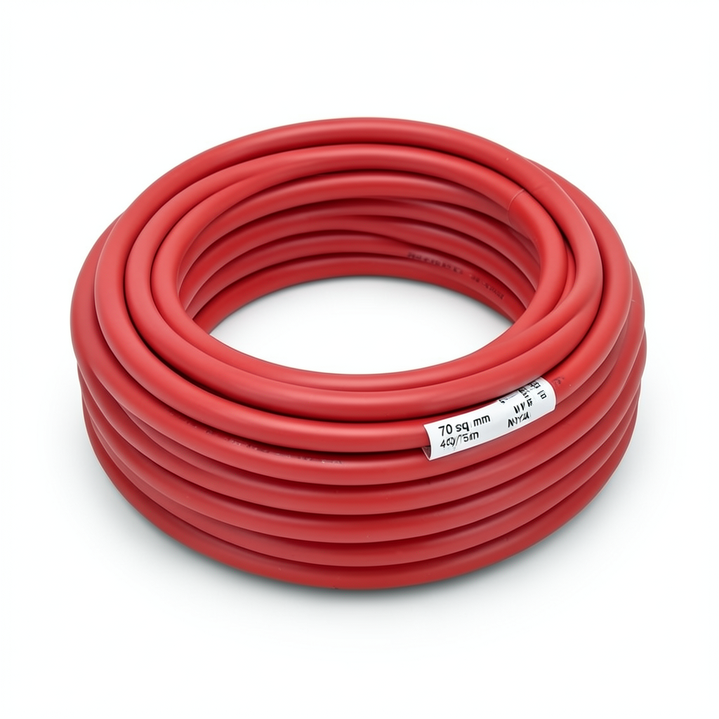 سلك 70 مل 450/750 فولت NYA، نحاس مجدول عزل PVC 90°C، احمر | شركة كابلات الشرقية للصناعة