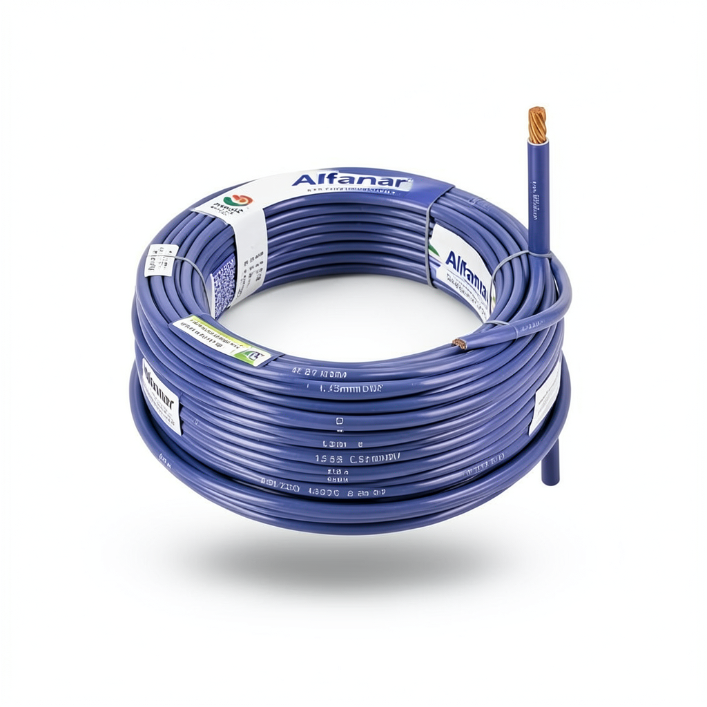 Alfanar 10mm Stranded Wire, Copper Conductor 1.43mm Diameter, 450/750V PVC Insulation | Al Fanar