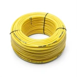 كابل نحاس THHN/THWN عزل PVC 105°C مقاس 5.26 مم² قطر 4.2 مم 600 فولت طول 250 قدم لون أصفر | شركة الفنار