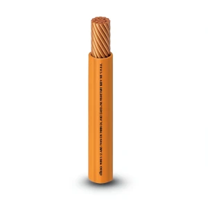 كابل نحاس THHN/THWN عزل PVC 105°C الفنار مقاس 0.82 مم² قطر 2.2 مم 600 فولت طول 250 قدم لون برتقالي | شركة الفنار
