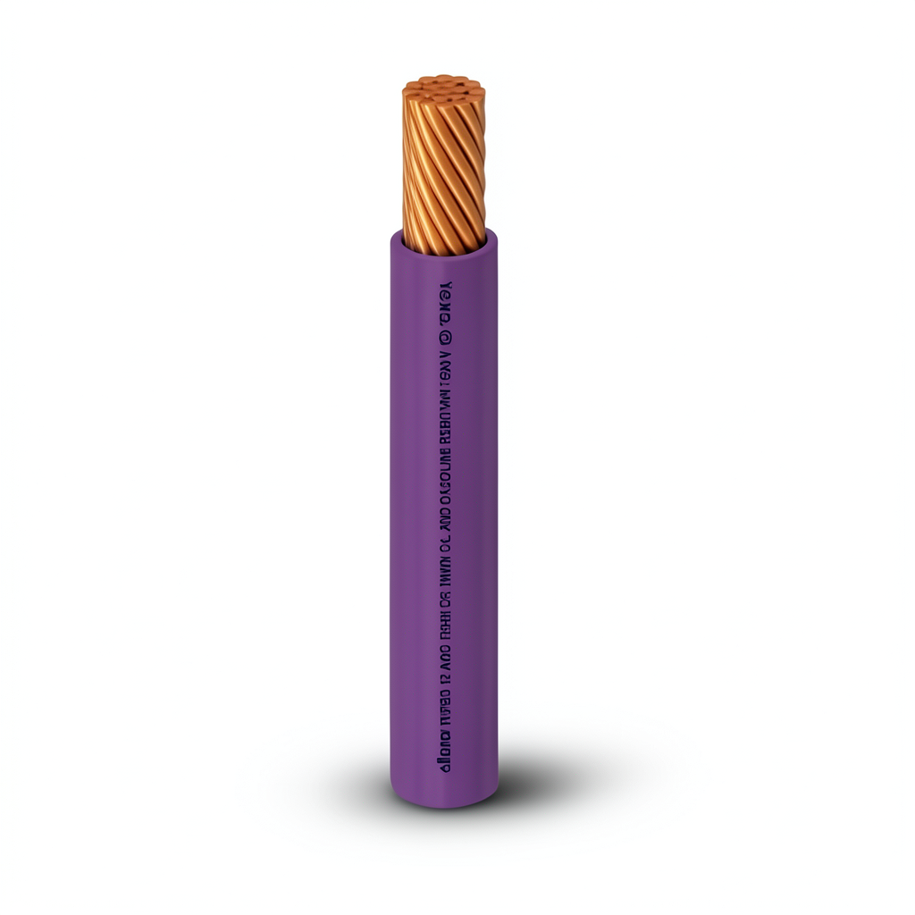 THHN/THWN Copper Cable 1.31 mm² 600 Volt PVC 105°C Insulation Purple | Al Fanar