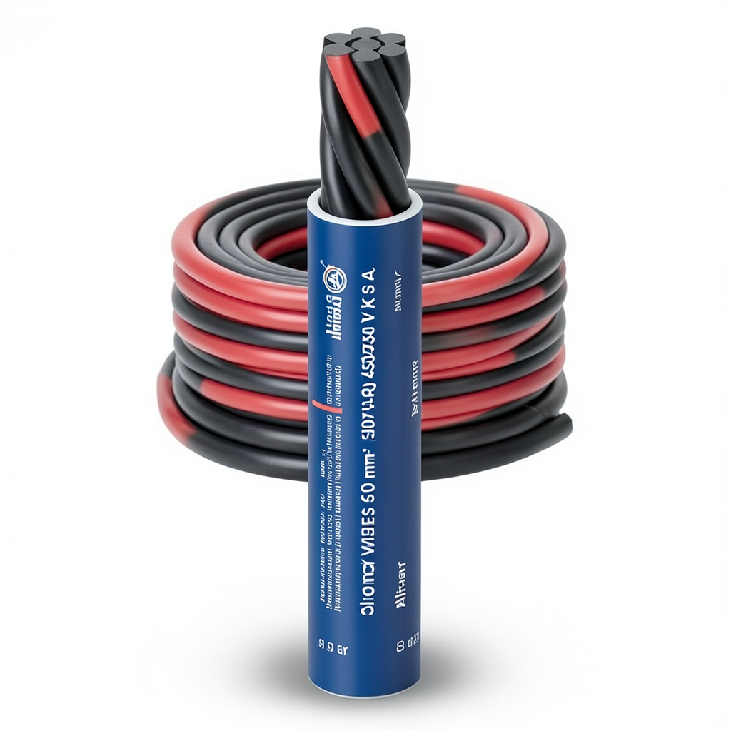Alfanar Stranded Copper Wire 500 mm² 450/750V PVC Insulation, 100 Yards | Al Fanar