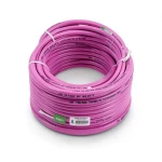 كابل نحاس THHN/THWN معزول PVC 105°C مقاس 8.37 مم² قطر 5.5 مم 600 فولت طول 250 قدم لون زهري | شركة الفنار