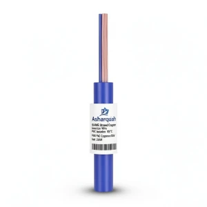 سلك كهرباء امريكي 18 AWG نحاس مجدول معزول PVC 105°C أزرق 600 فولت طول 2500 قدم | شركة كابلات الشرقية للصناعة