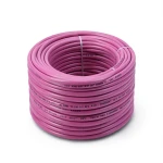 كابل نحاس THHN/THWN عزل PVC 105°C مقاس 8.37 مم² قطر 5.5 مم 600 فولت طول 300 قدم لون زهري | شركة الفنار