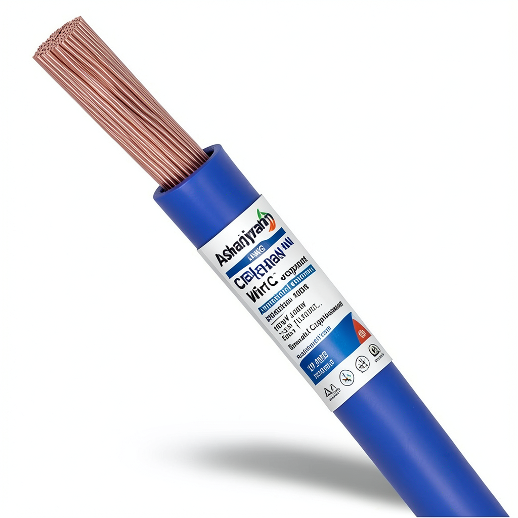 10 AWG Stranded Copper American Electric Wire, PVC Insulated 105°C, Blue, 600V, 2500ft | Asharqiyah Cables Company for Industry