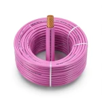 كابل نحاس THHN/THWN مقاس 8.37 مم² 600 فولت معزول PVC اللون وردي | شركة الفنار