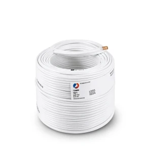 كابل نحاس THHN/THWN معزول بمادة PVC 105°C مقاس 8.37 مم² قطر 5.5 مم 600 فولت طول 300 قدم أبيض | شركة الفنار