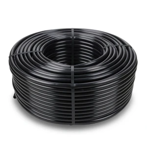 لفة أنبوب HDPE ضغط 4 بار PE 80، قطر خارجي 125 ملم، سمك 3.9 ملم، لون أسود