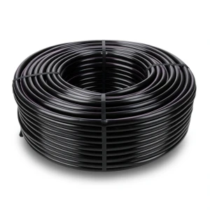 High Density Polyethylene Coil Pipe PN 12.5 Bar PE 80 25 mm OD 2.8 mm Thickness Black