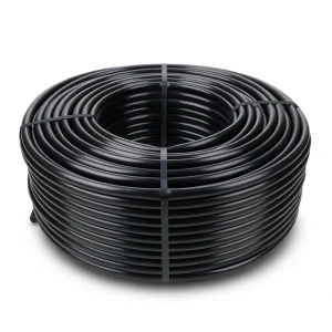 لفة أنابيب بلاستيك HDPE ضغط 12.5 بار PE 80، قطر خارجي 50 مم، سماكة 5.6 مم، أسود