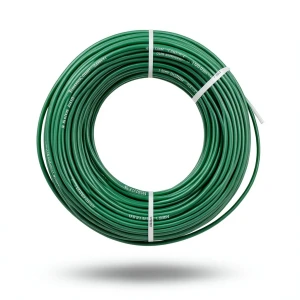 لفة سلك مفرد نحاس شعر مطلي بالقصدير مقاس 1.5mm 600/1000V لون أخضر | شركة الفنار