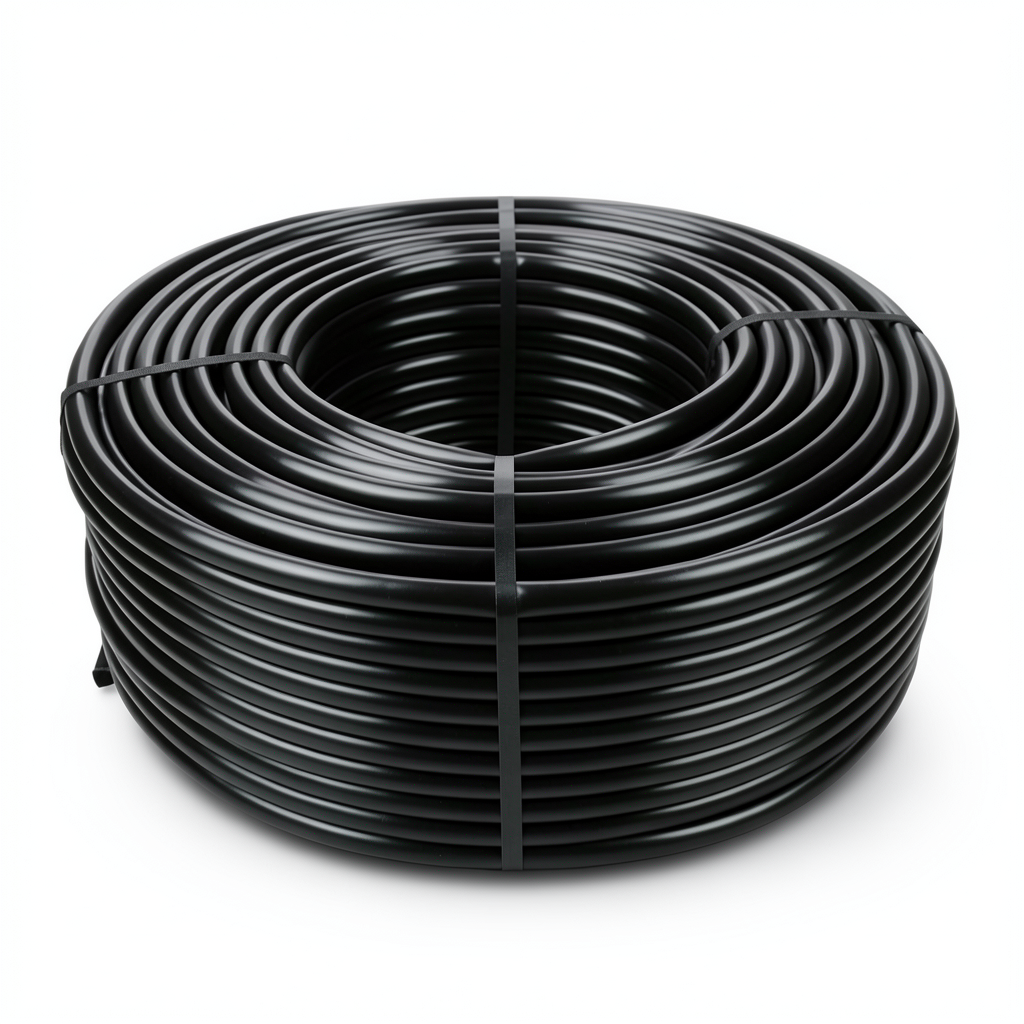 لفة أنابيب HDPE ضغط 12.5 بار PE 80 قطر خارجي 40 mm SDR 11 لون أسود