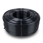 لفة أنابيب بلاستيك HDPE ضغط 12.5 بار PE 80، قطر 50 مم، SDR 11، سماكة 4.6 مم، أسود