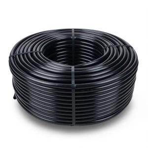 لفة أنابيب بلاستيك HDPE ضغط 12.5 بار PE 80، قطر 50 مم، SDR 11، سماكة 4.6 مم، أسود
