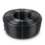لفة أنابيب HDPE ضغط 12.5 بار PE 80 قطر 63 مم SDR 11 سماكة 5.8 مم أسود