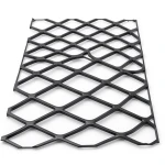 Hot Rolled Black Steel Expanded Metal Mesh Khaleeji 1.2 mm Thickness 1.22 m Width 6 m Length