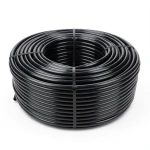 لفة أنابيب بلاستيك HDPE ضغط اسمي 12.5 بار PE 80، قطر خارجي 75 مم SDR 11 أسود