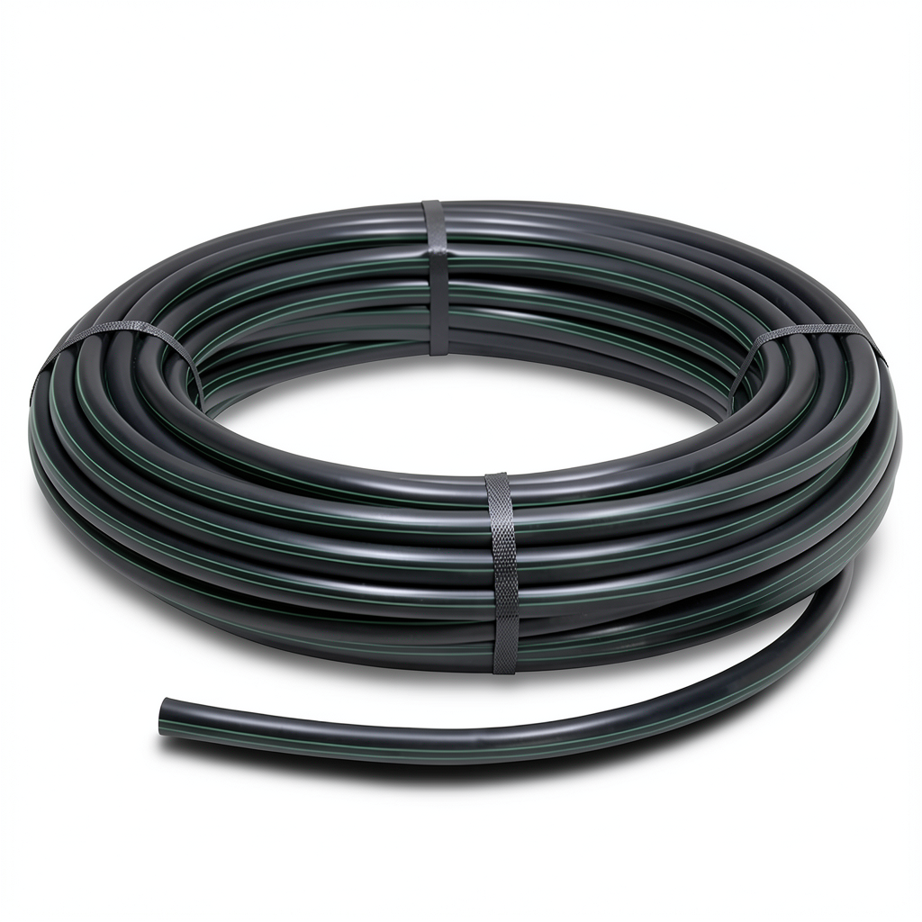 HDPE Coil Pipe Nominal Pressure 4 Bar PE 63 160 mm SDR 26 Black