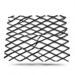 Hot Rolled Black Steel Expanded Metal Mesh Khaleeji 1.2 mm Thickness 1.22 m Width 7 m Length